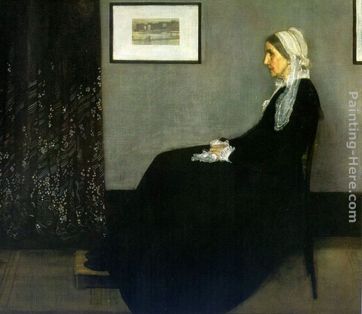 Arrangement in Grey and Black Portrait of the Painter's Mother painting - James Abbott McNeill Whistler Arrangement in Grey and Black Portrait of the Painter's Mother art painting